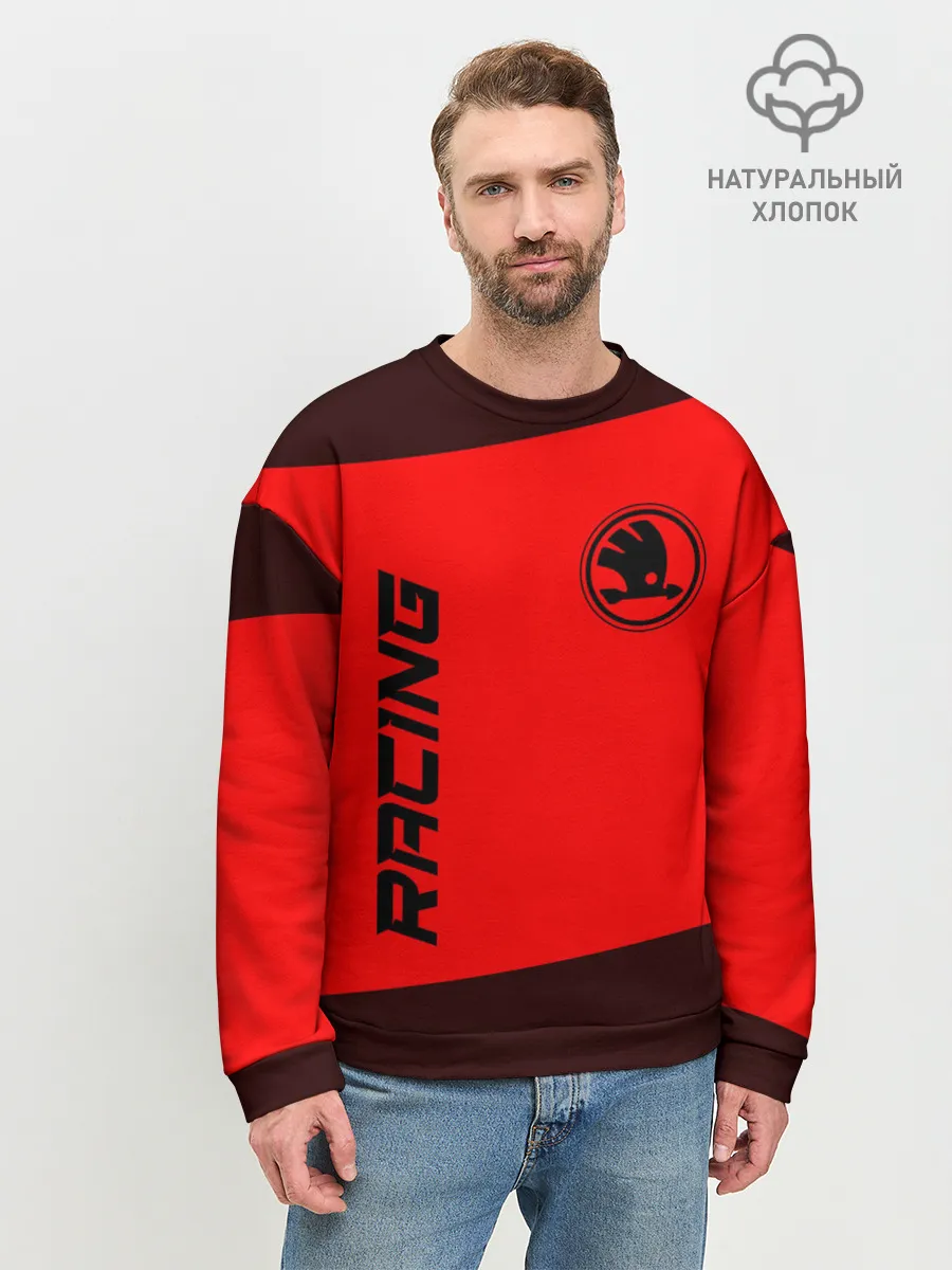 Мужской свитшот базовый / Skoda - Racing