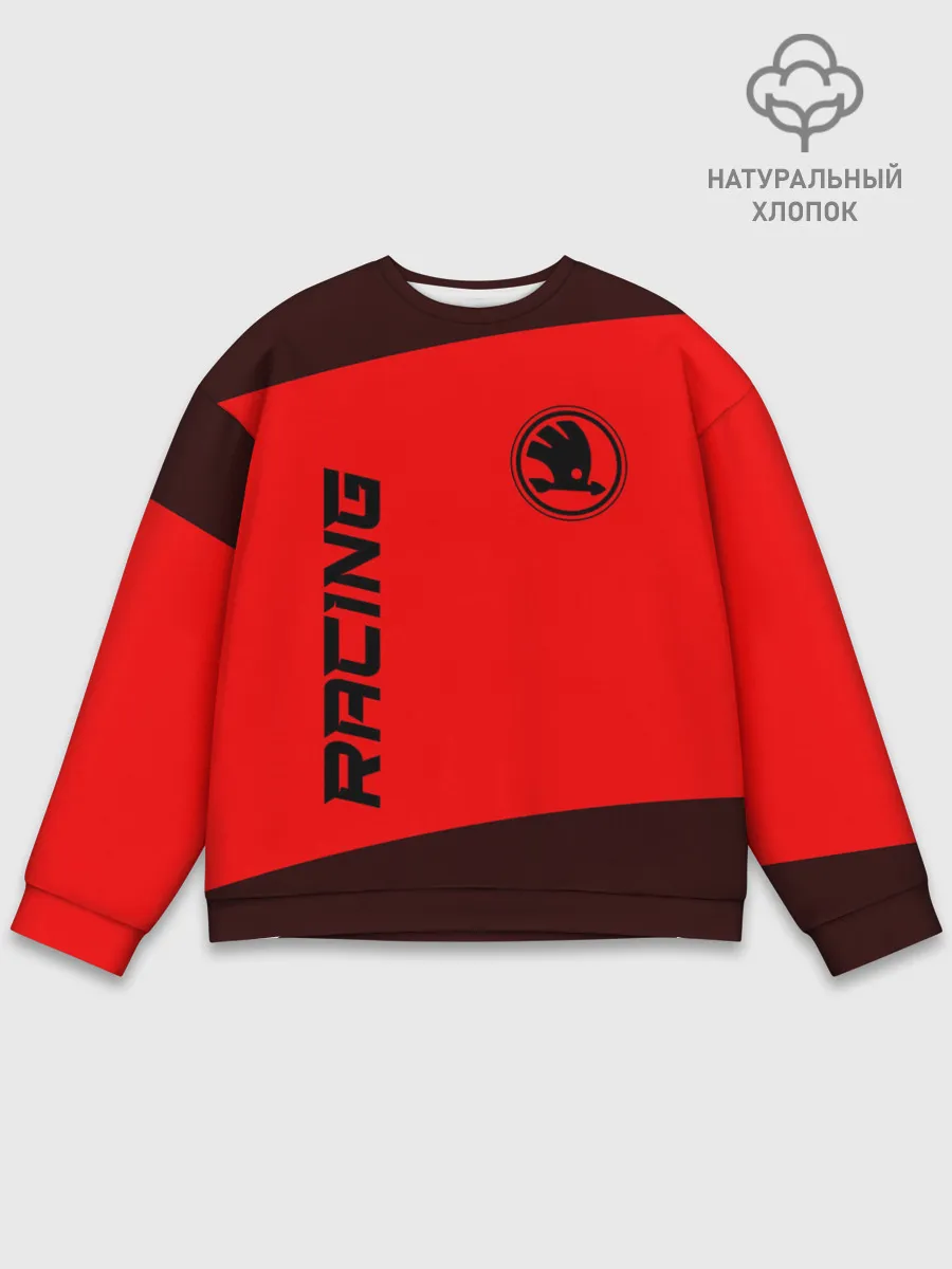 Мужской свитшот базовый / Skoda - Racing