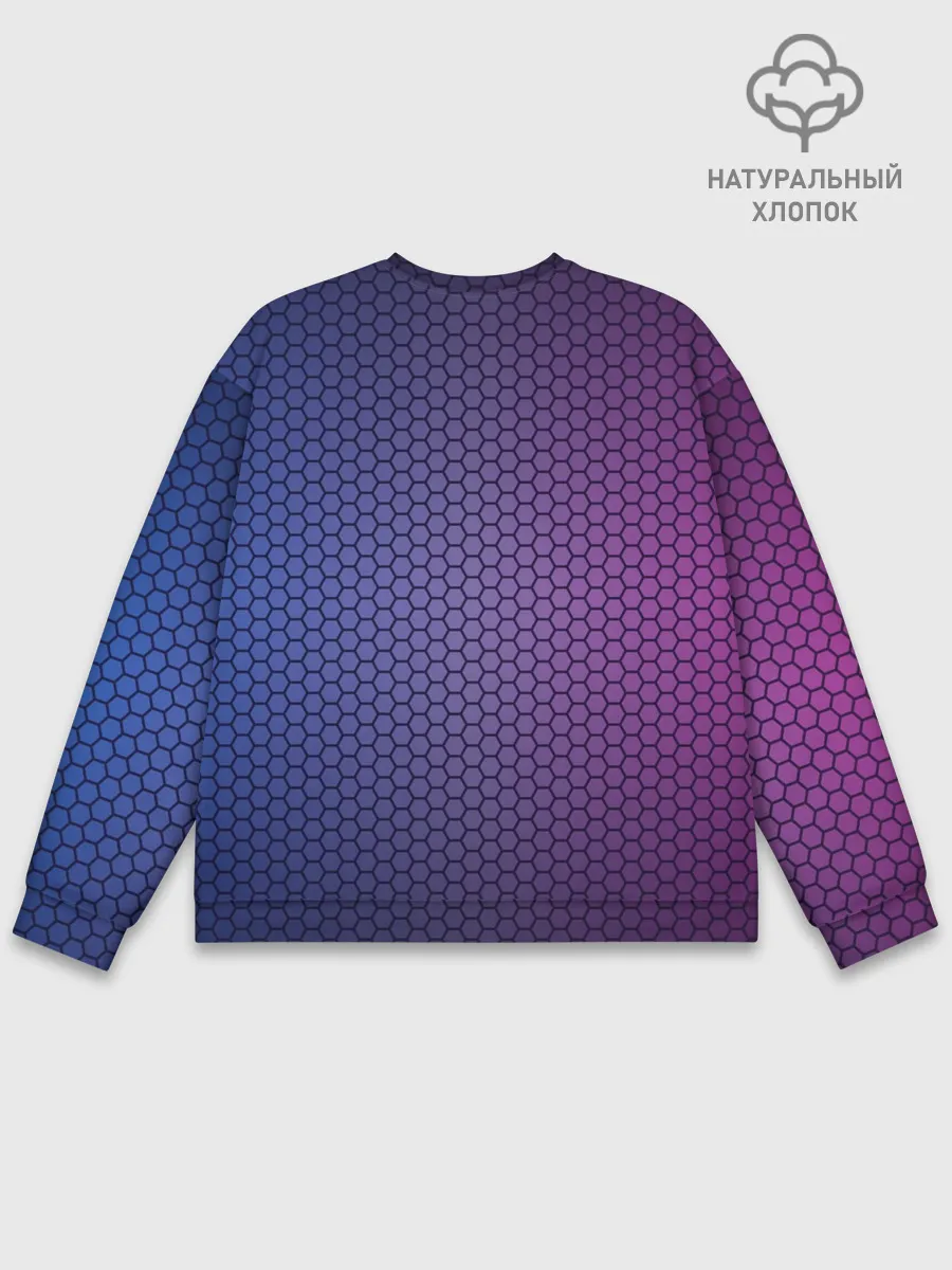 Мужской свитшот базовый / Zero Two в треугольнике