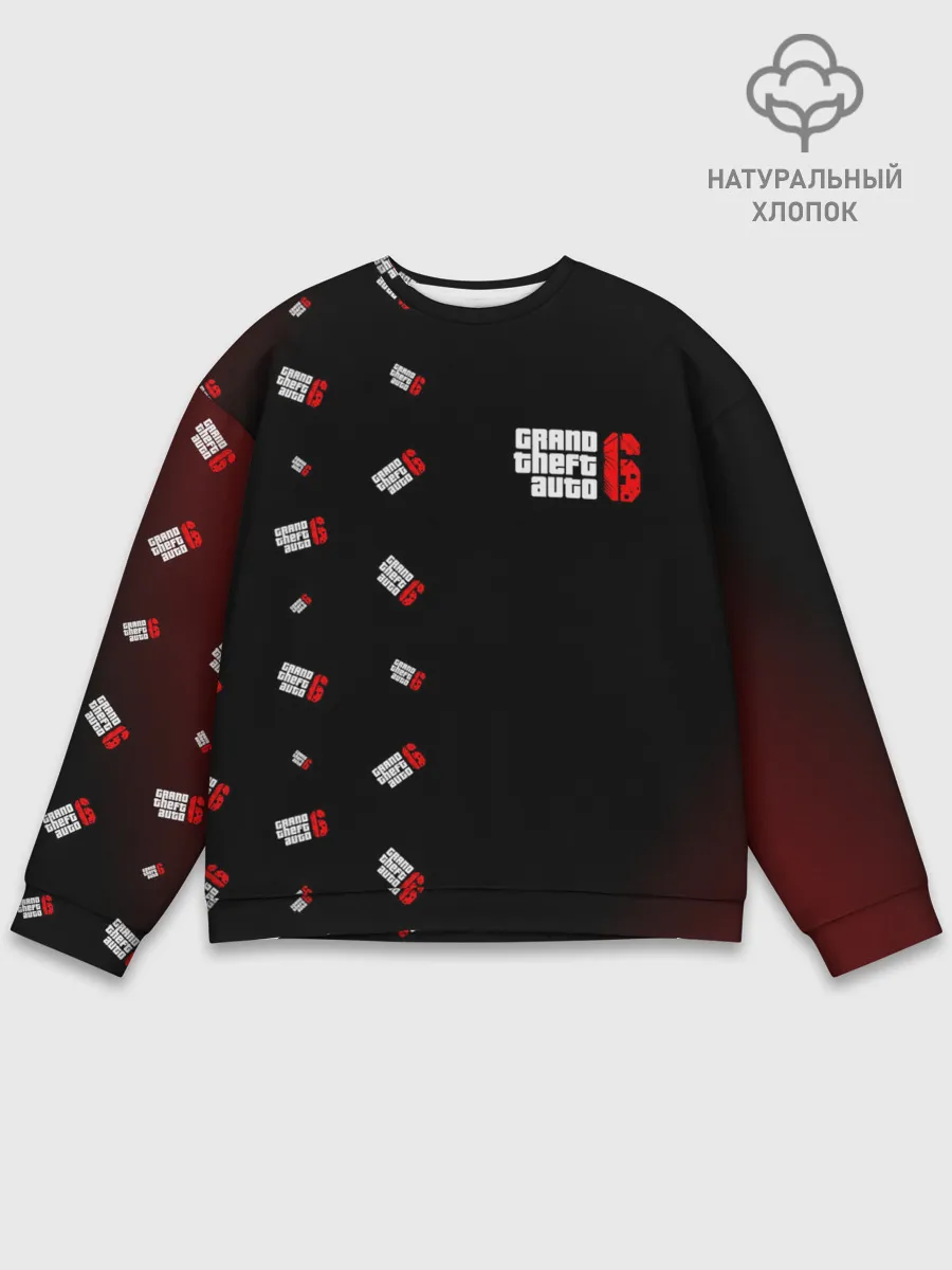 Мужской свитшот базовый / ГТА 6 - Соты