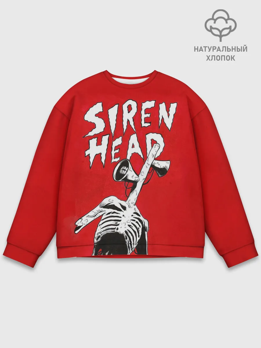 Мужской свитшот базовый / Red Siren Head