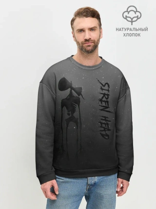 Мужской свитшот базовый / Gray Siren head