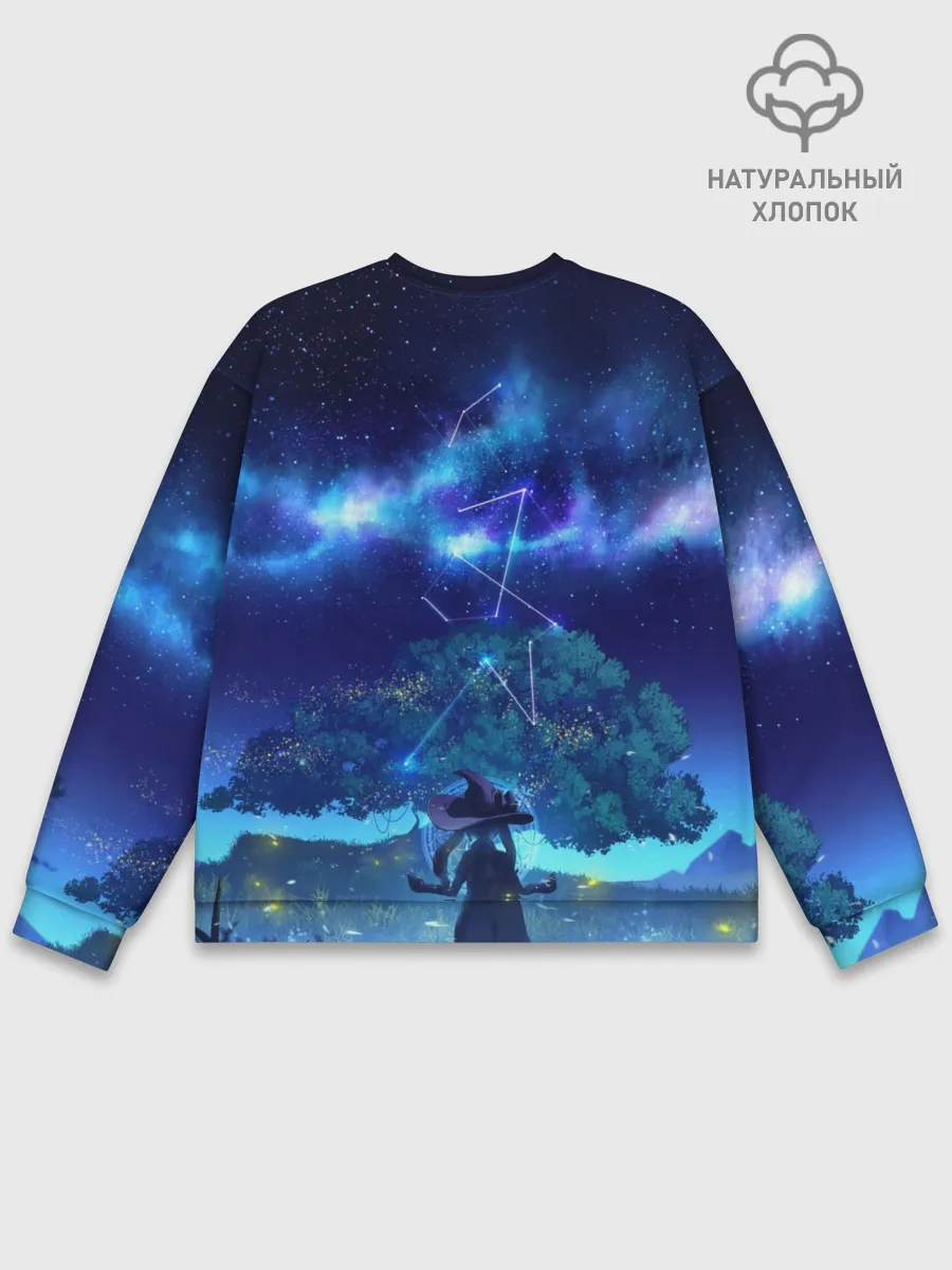 Мужской свитшот базовый / MONA GENSHIN IMPACT