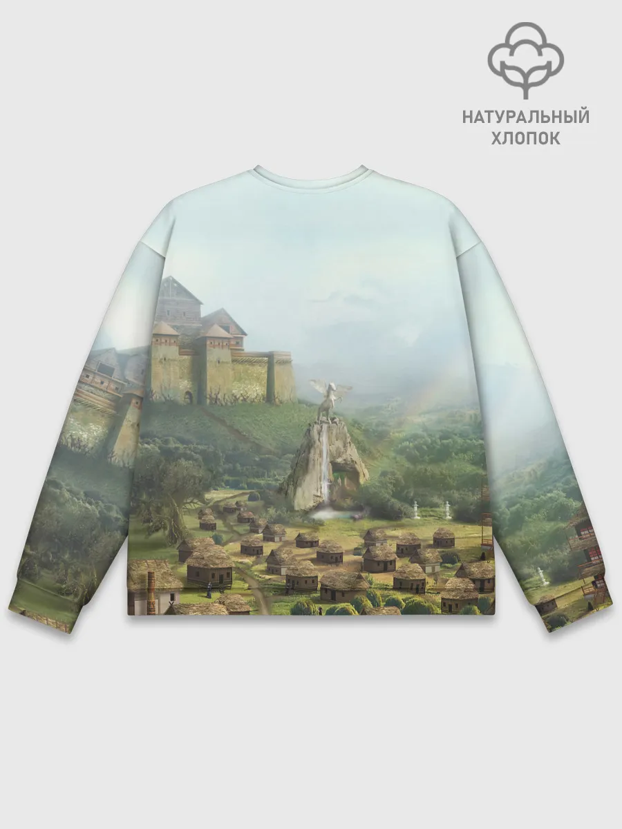 Мужской свитшот базовый / Оплот | Heroes of Might and Magic 3