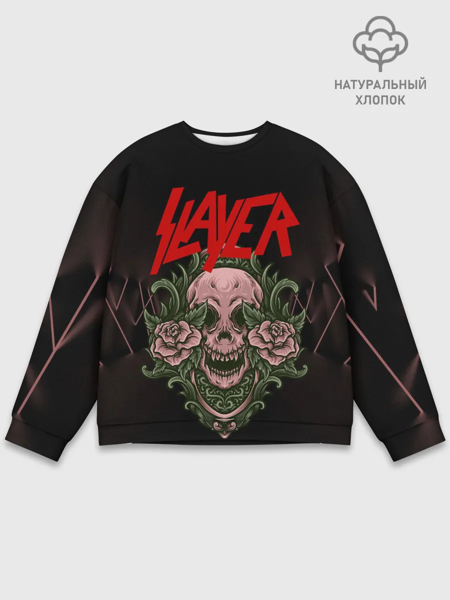 Мужской свитшот базовый / SLAYER | УБИЙЦА