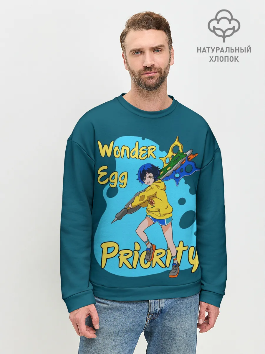 Мужской свитшот базовый / Wonder Egg Priority