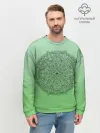 Мужской свитшот базовый / Peacefull green