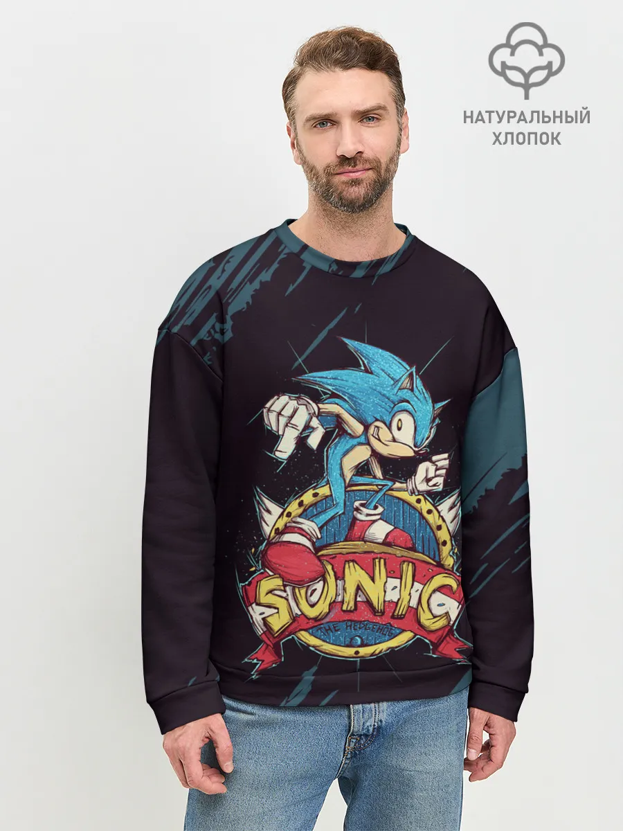 Мужской свитшот базовый / SONIC | СОНИК