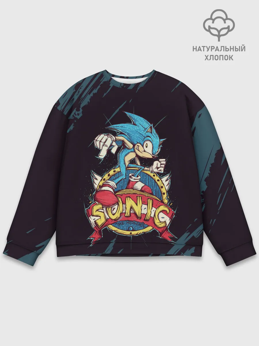 Мужской свитшот базовый / SONIC | СОНИК