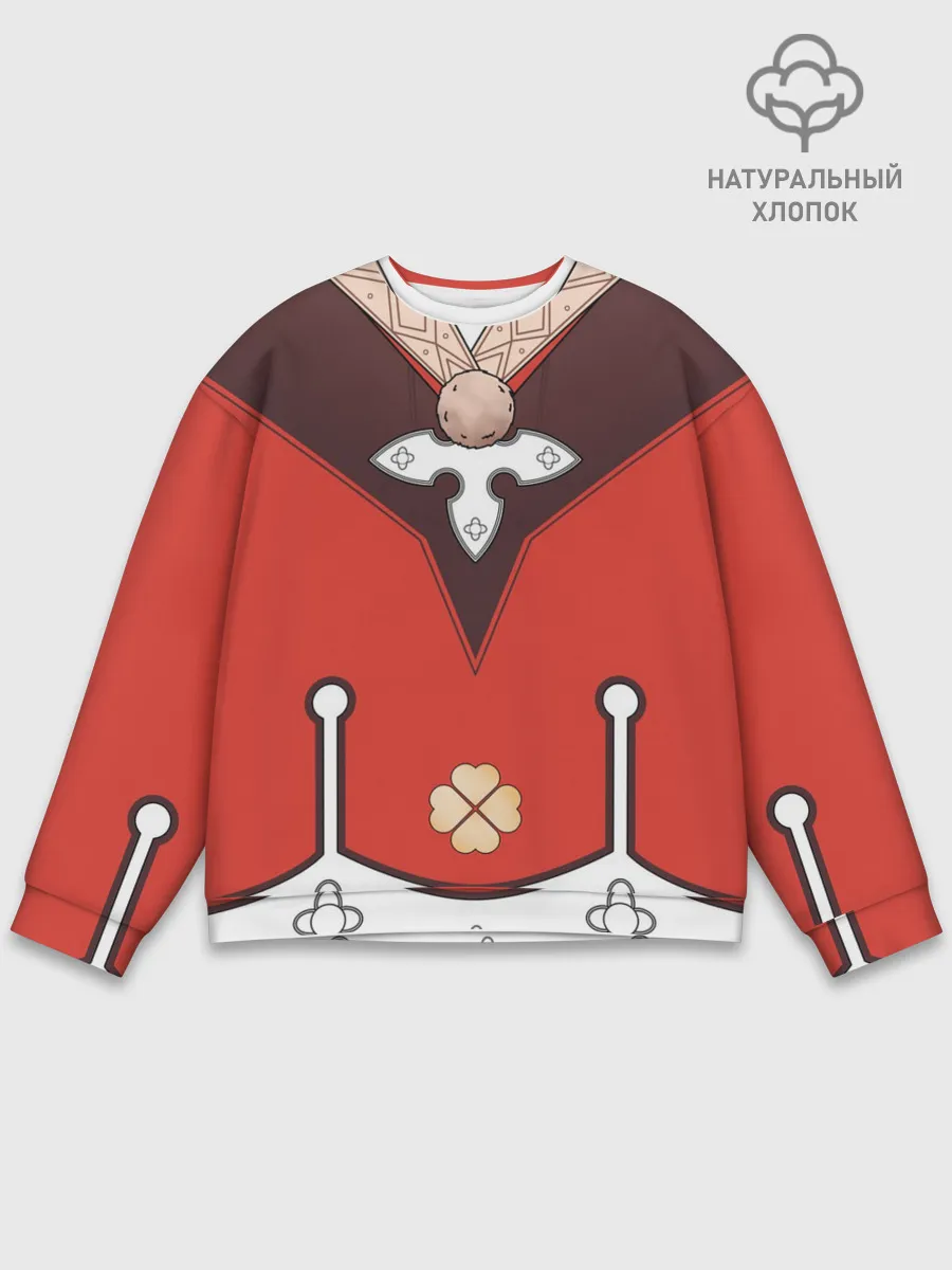 Мужской свитшот базовый / КОСТЮМ КЛИ | ГЕНШИН ИМПАКТ