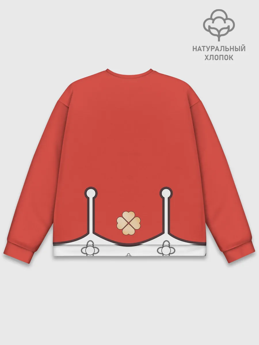 Мужской свитшот базовый / КОСТЮМ КЛИ | ГЕНШИН ИМПАКТ