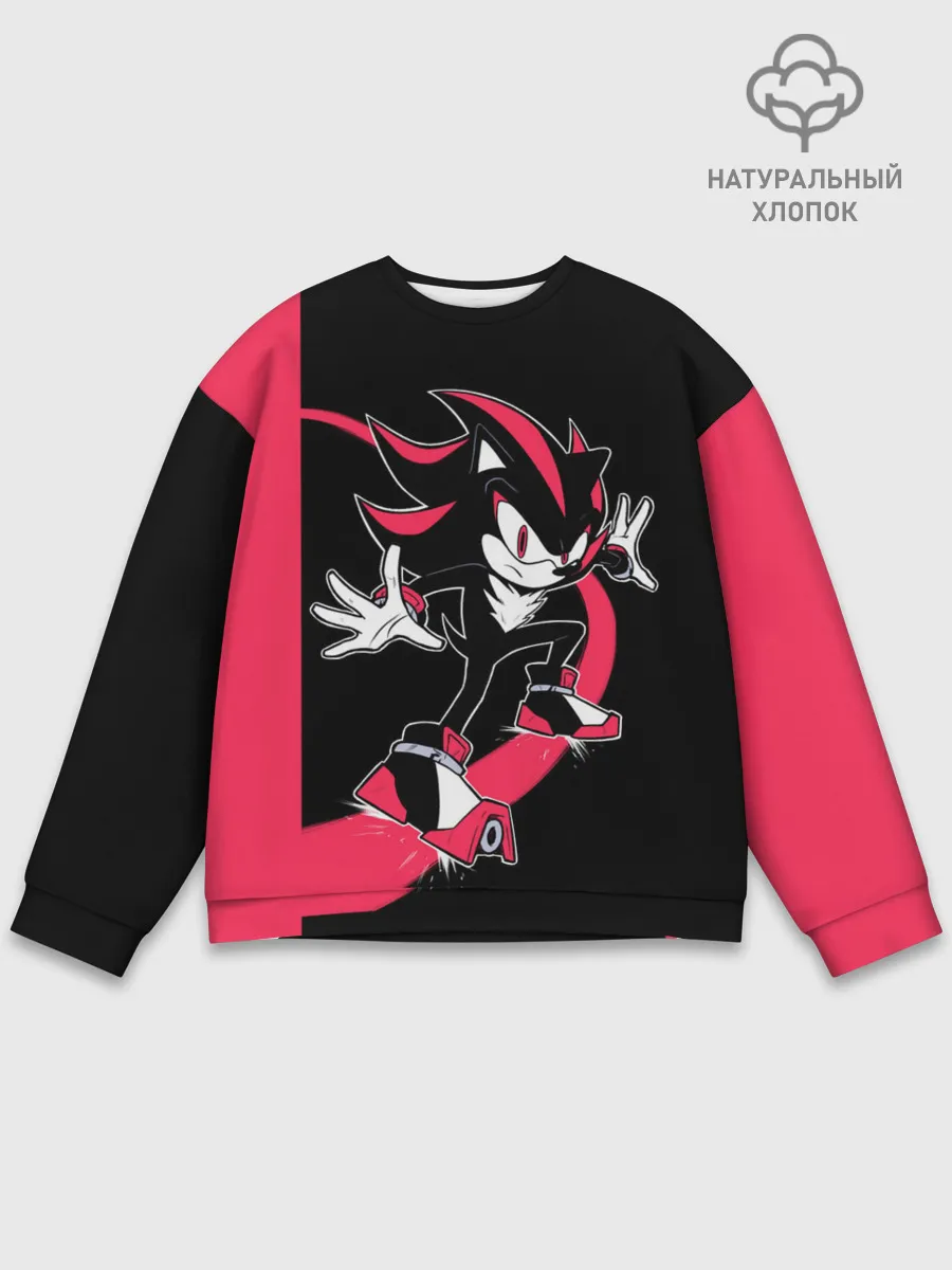 Мужской свитшот базовый / SONIC X | DARK SONIC