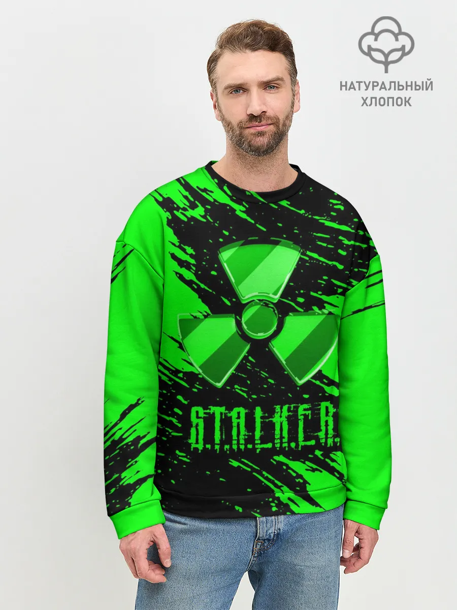 Мужской свитшот базовый / S.T.A.L.K.E.R. NEON | СТАЛКЕР