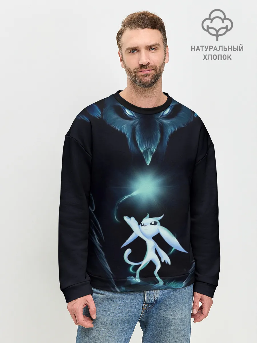 Мужской свитшот базовый / Дух-хранитель Ори
