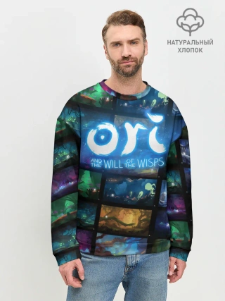 Мужской свитшот базовый / Ori and the Will of the Wisps