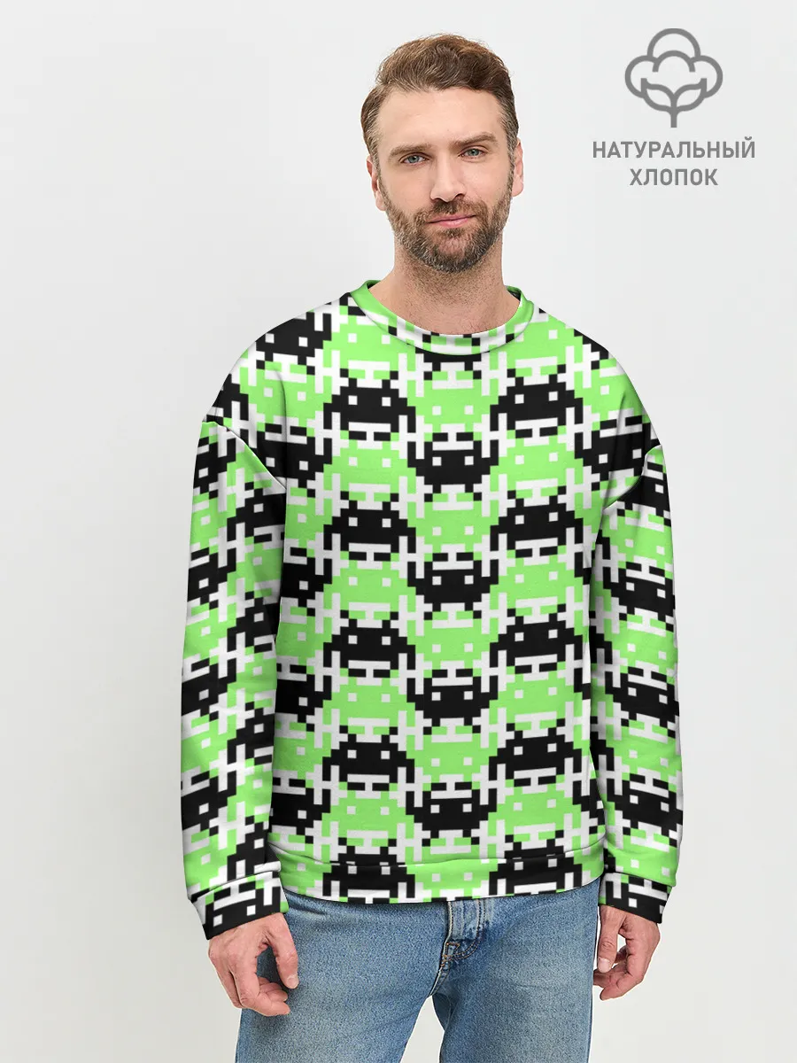 Мужской свитшот базовый / Space Invaders | Old game
