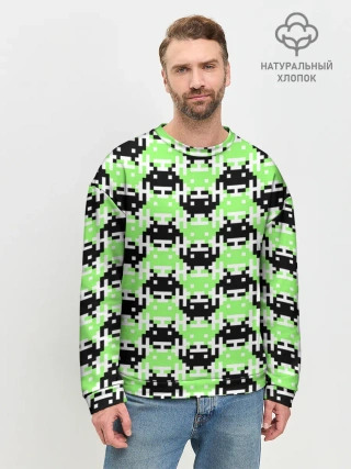 Мужской свитшот базовый / Space Invaders | Old game