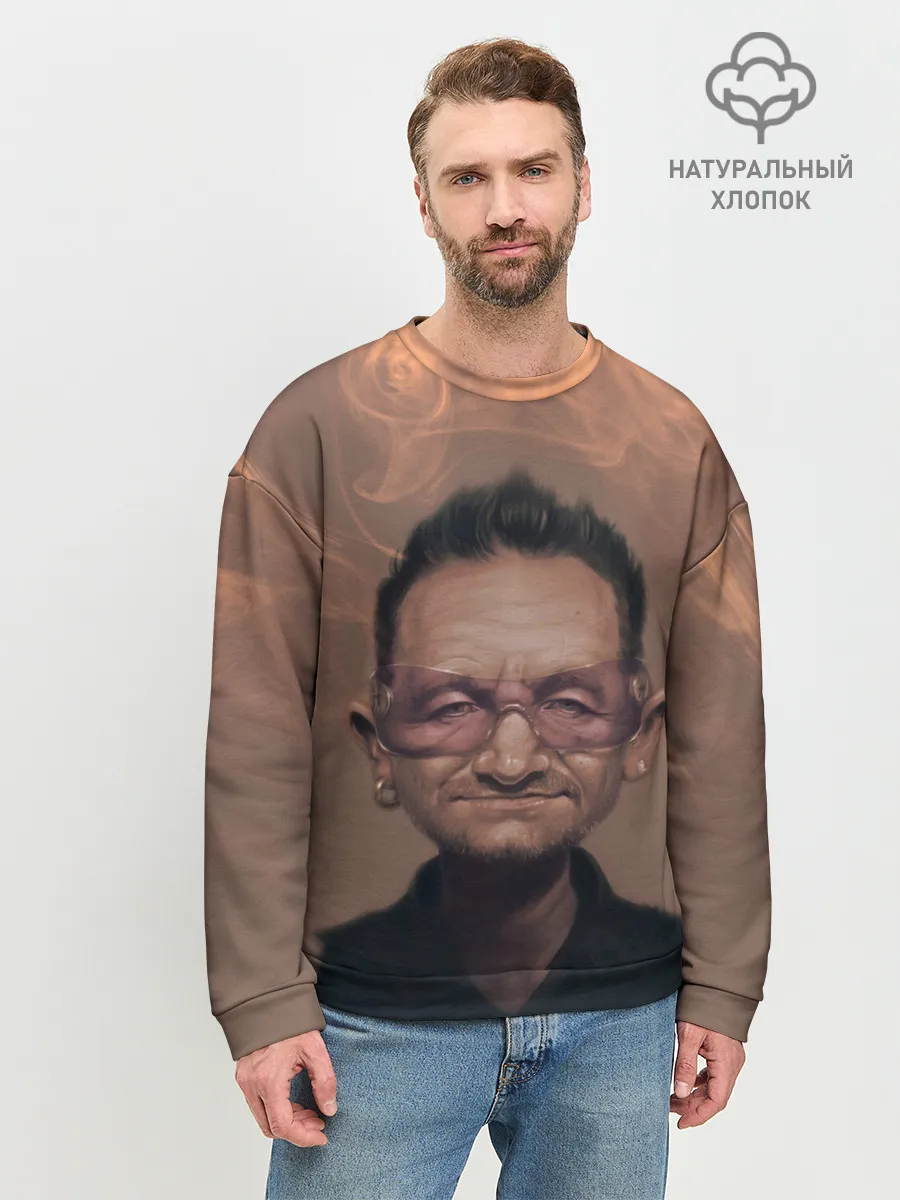 Мужской свитшот базовый / БОНО | U2 | Ю ТУ