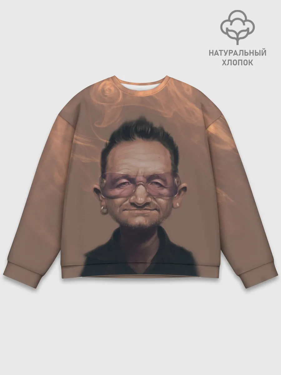 Мужской свитшот базовый / БОНО | U2 | Ю ТУ