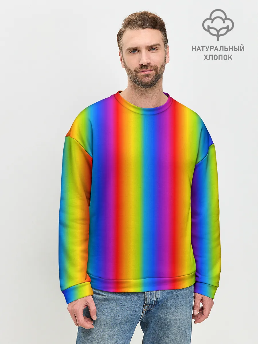 Мужской свитшот базовый / Color gradient