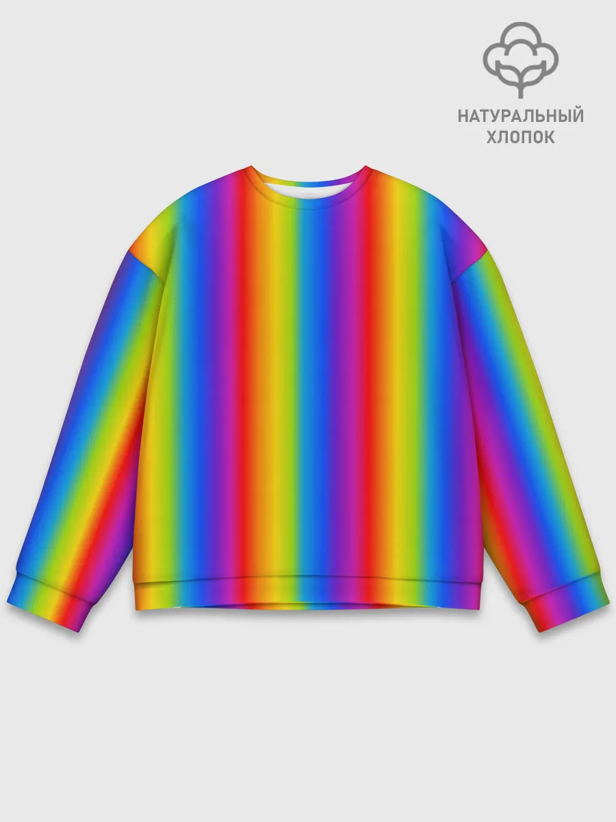 Мужской свитшот базовый / Color gradient