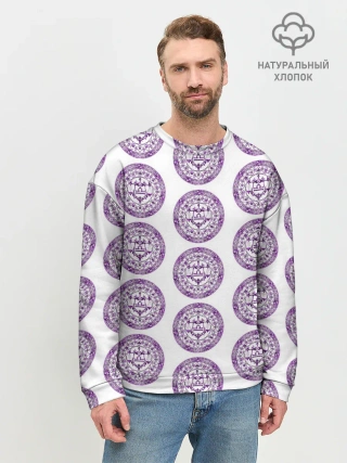 Мужской свитшот базовый / Пентаграмма Весы