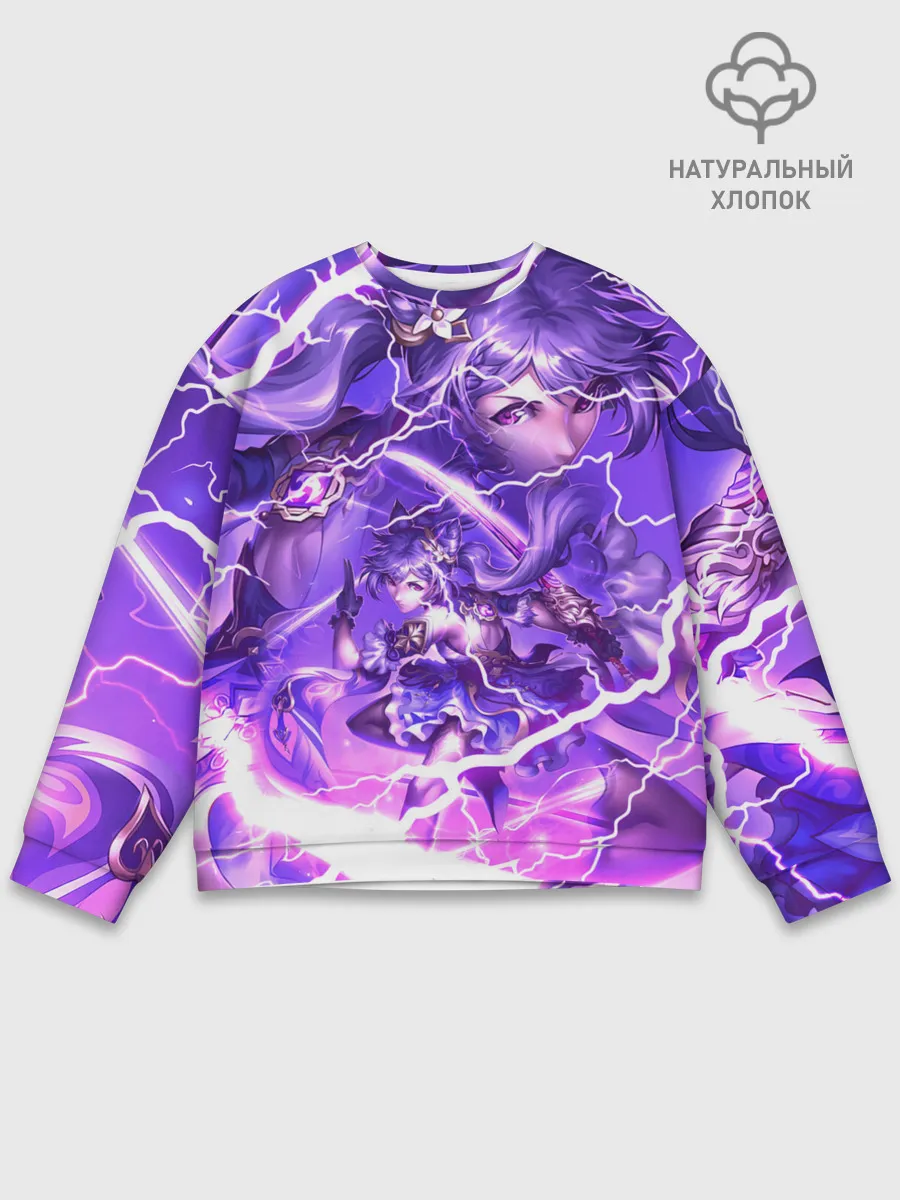 Мужской свитшот базовый / Баал | Genshin Impact | Геншин Импакт
