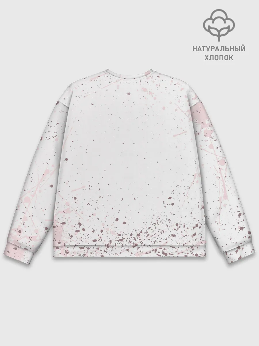 Мужской свитшот базовый / КЛИНКИ БОГОМОЛА | CYBERPUNK 2077