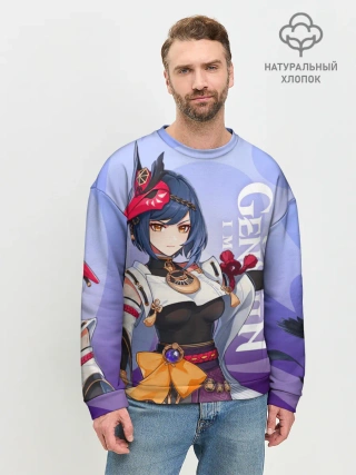 Мужской свитшот базовый / Genshin Impact, Сара