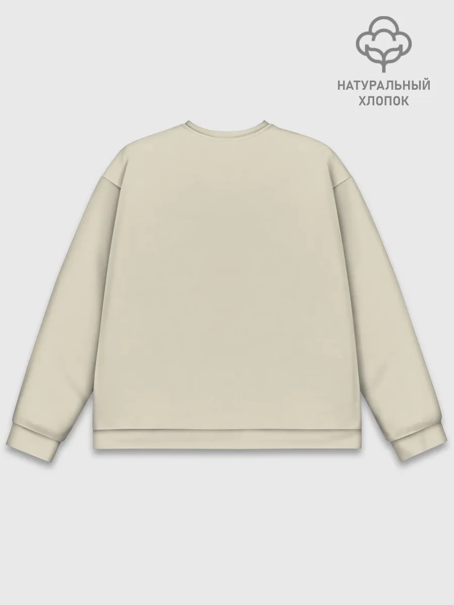 Мужской свитшот базовый / Королева шахматной доски