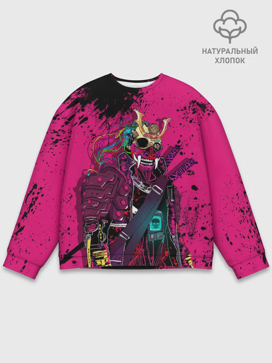 Мужской свитшот базовый / CYBERPUNK 2077 | DEMON