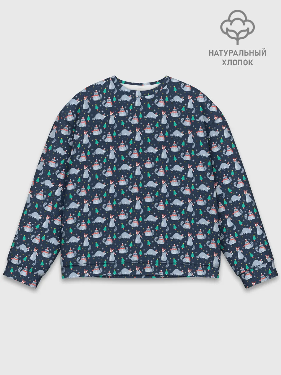 Мужской свитшот базовый / НОВОГОДНИЙ ЕНОТ | COON