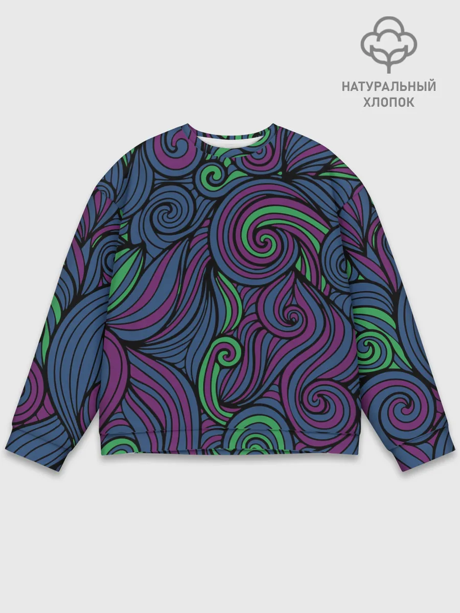 Мужской свитшот базовый / Сказочный лес