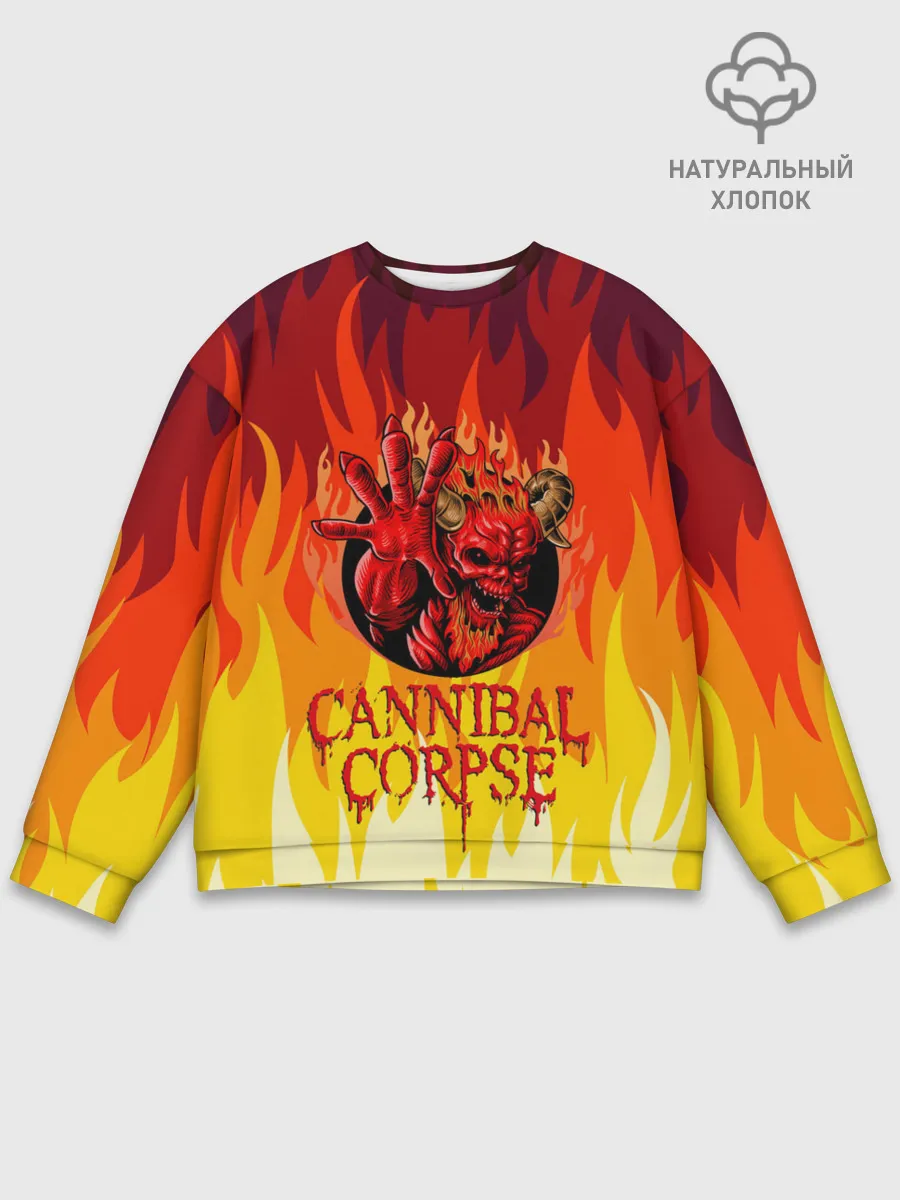 Мужской свитшот базовый / Cannibal Corpse | Труп Канниба