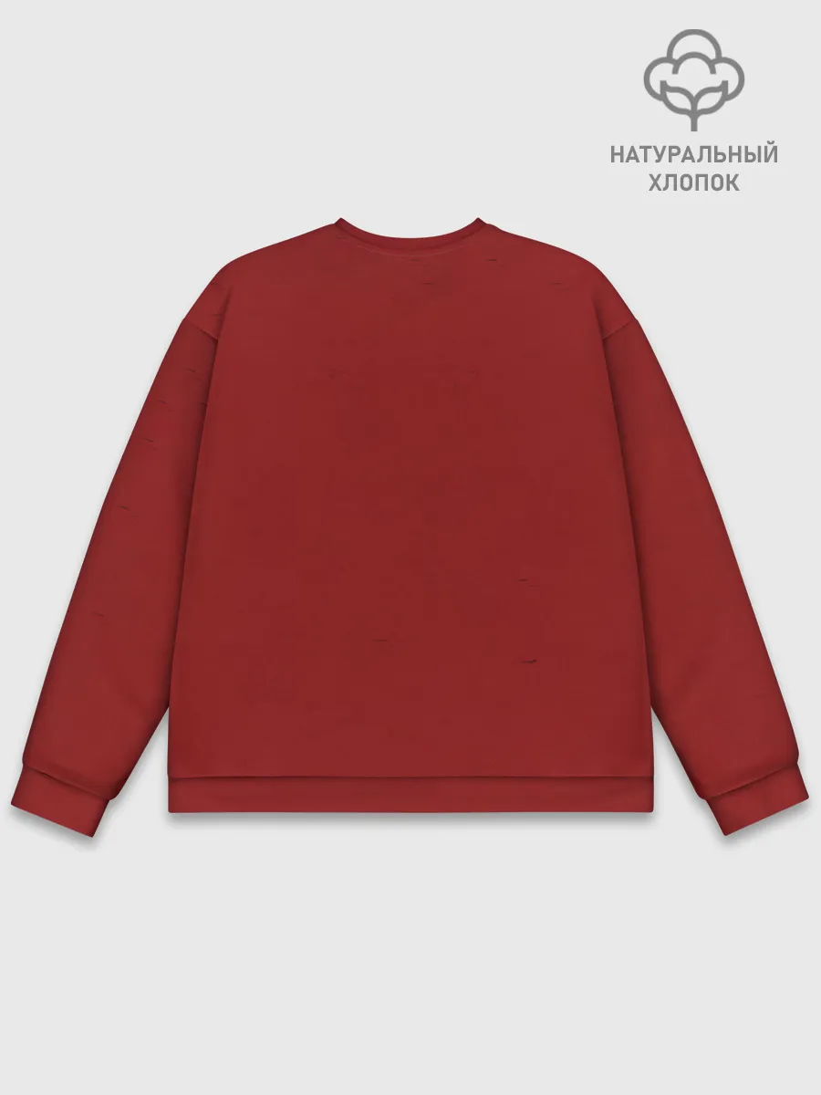 Мужской свитшот базовый / Белая королева