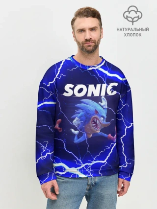 Мужской свитшот базовый / SONIC | СОНИК