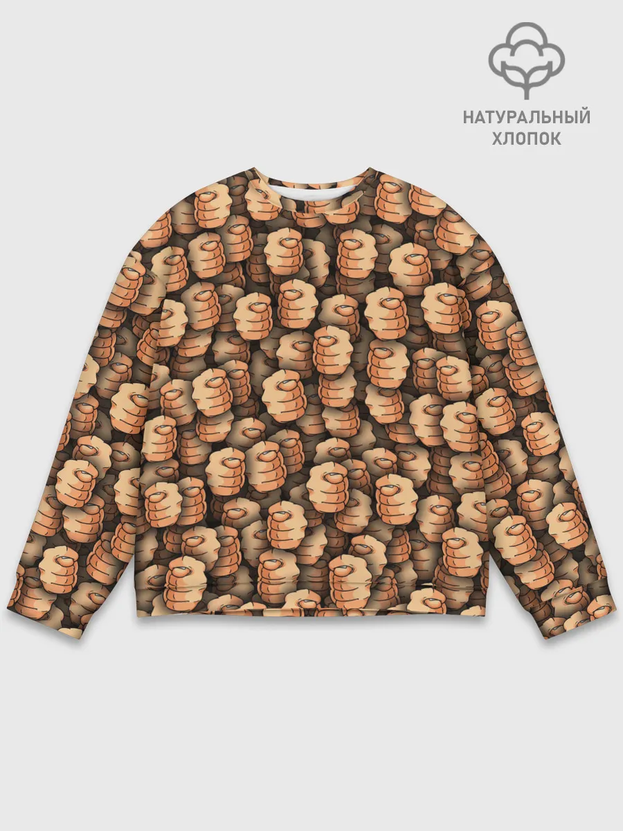 Мужской свитшот базовый / Фиг вам