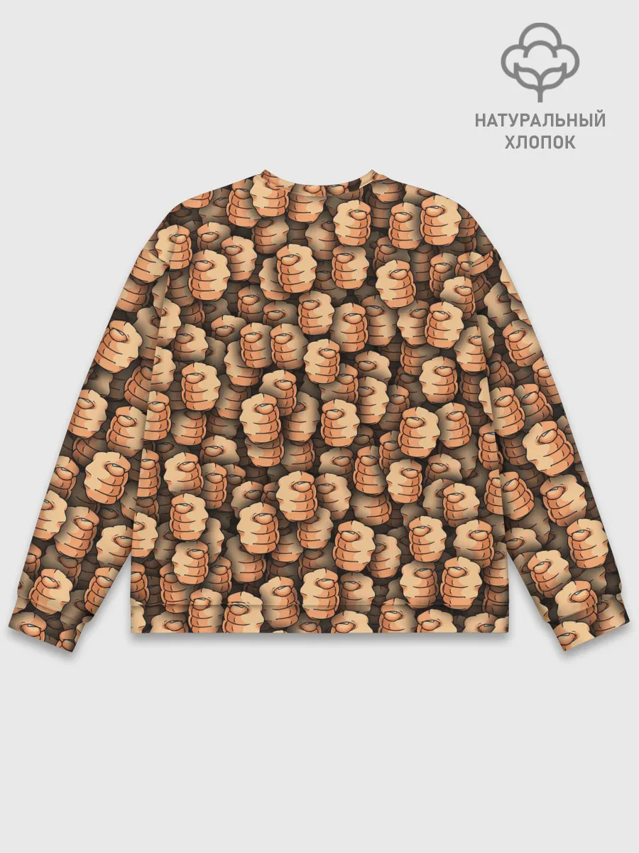 Мужской свитшот базовый / Фиг вам