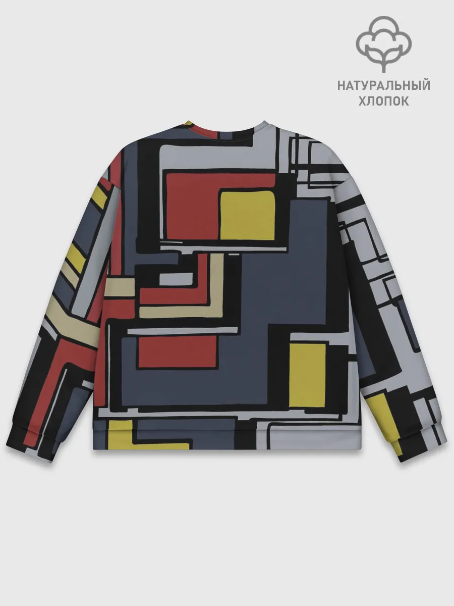 Мужской свитшот базовый / Геометрия