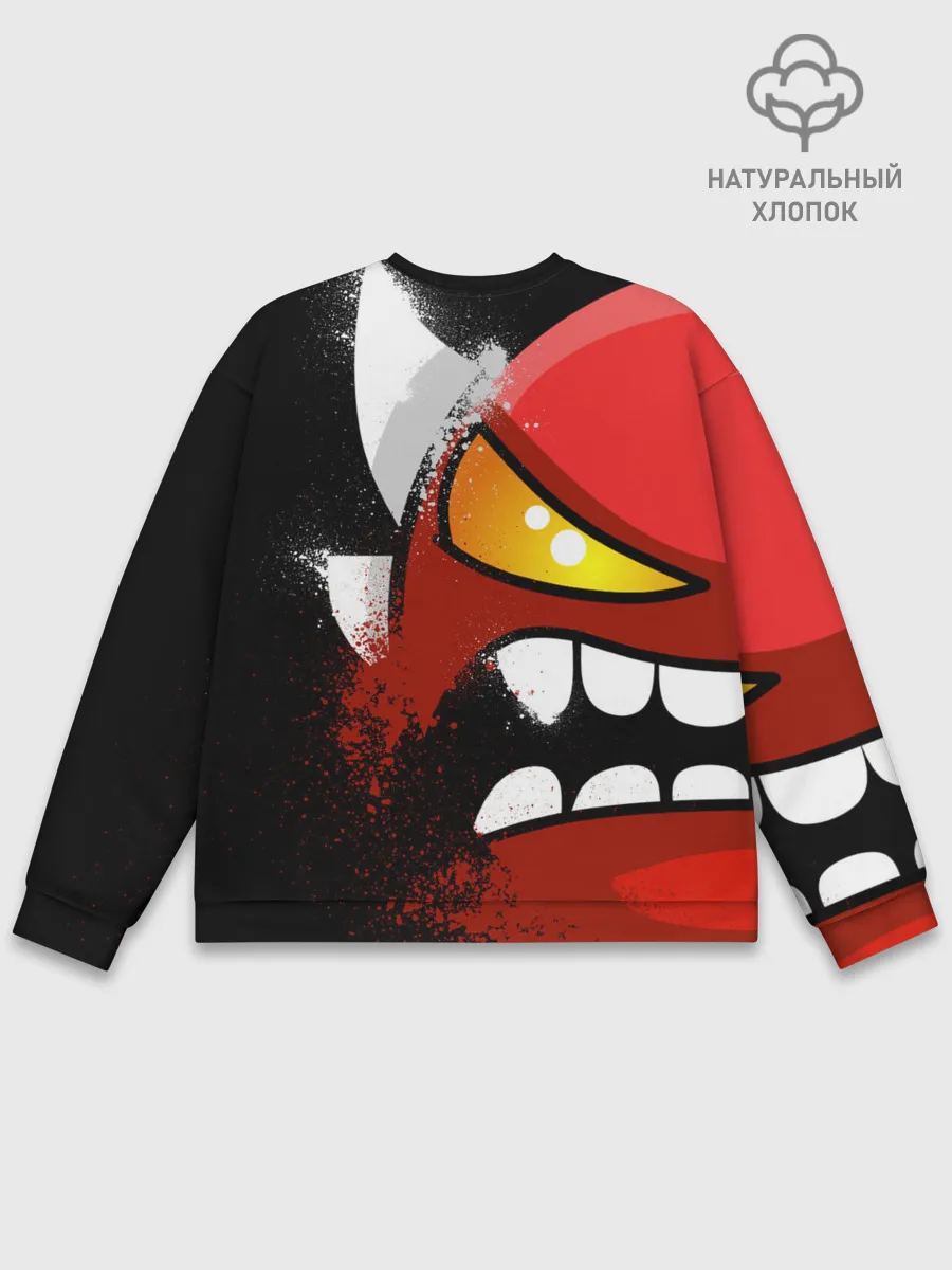 Мужской свитшот базовый / Geometry Dash