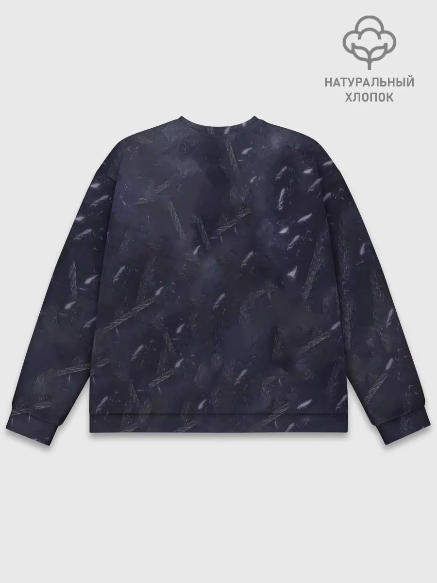 Мужской свитшот базовый / Корзинка фруктов