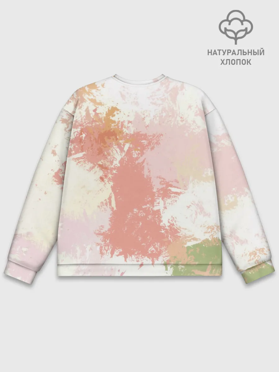 Мужской свитшот базовый / Корзинка фруктов персонажи