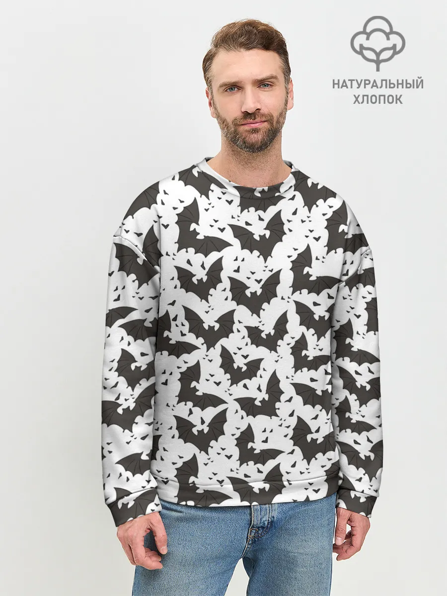 Мужской свитшот базовый / Летучие мыши