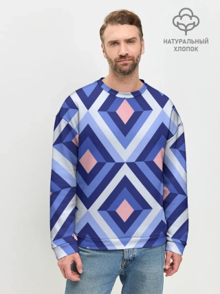 Мужской свитшот базовый / узор