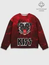 Мужской свитшот базовый / Собака в стиле KISS