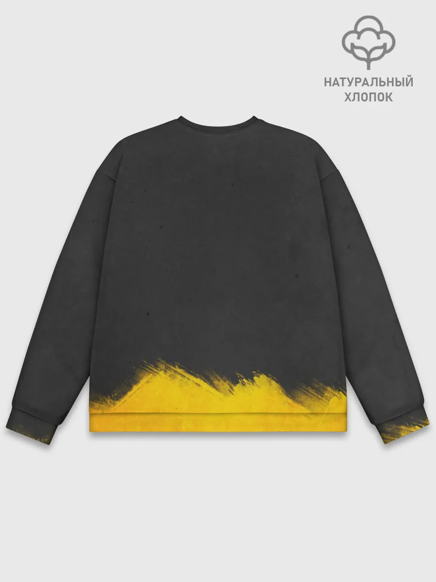 Мужской свитшот базовый / Yellow and Black Armenia