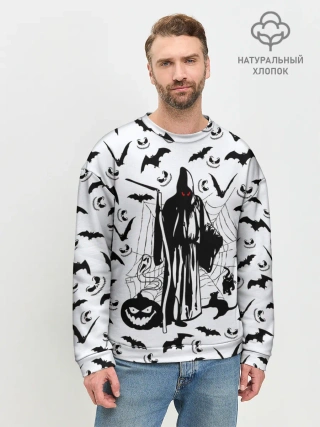 Мужской свитшот базовый / Хэллоуин, Grim Reaper