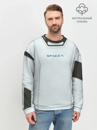 Мужской свитшот базовый / Скафандр SpaсeX