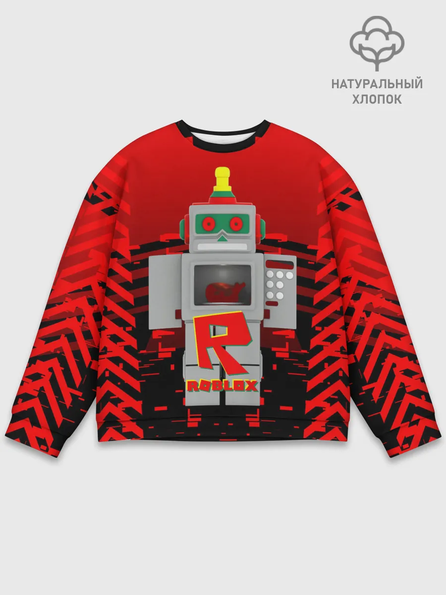 Мужской свитшот базовый / ROBO | ROBLOX | РОБЛОКС