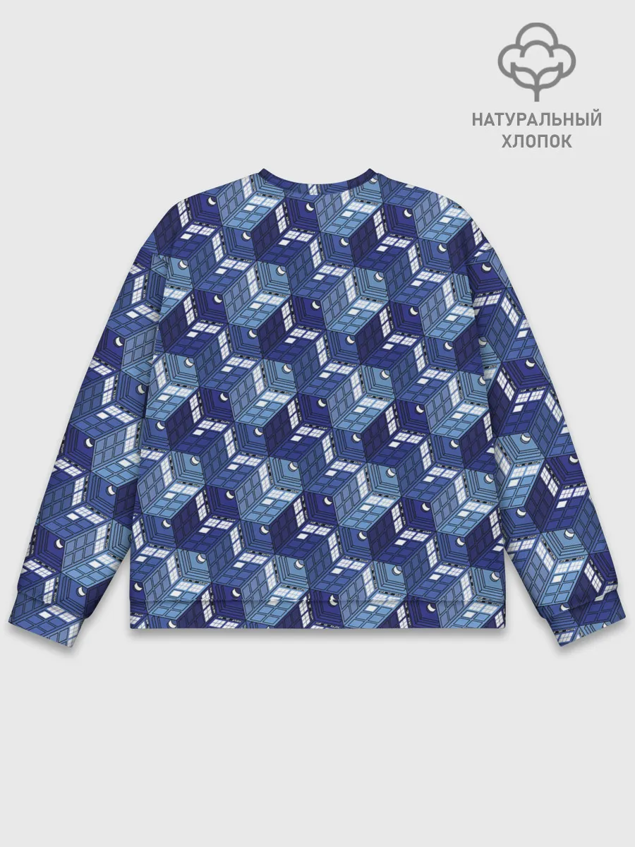 Мужской свитшот базовый / Doctor Who Pattern